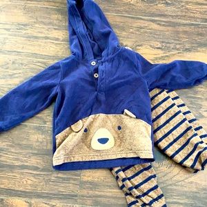 18 month bear sweatshirt and matching pants